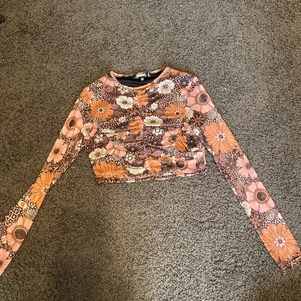 Mesh crop top